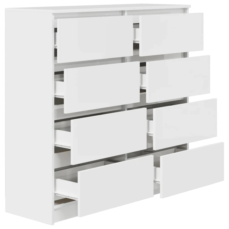 Sideboard Weiß 100x35x99 cm Holzwerkstoff