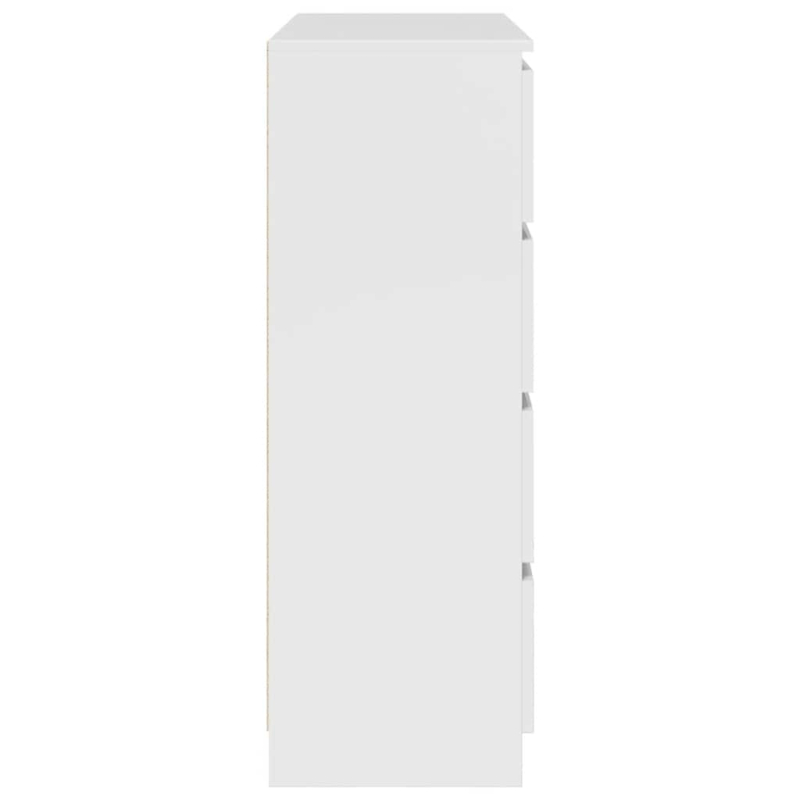 Sideboard Weiß 100x35x99 cm Holzwerkstoff