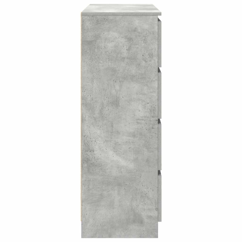 Sideboard Betongrau 100x35x99 cm Holzwerkstoff
