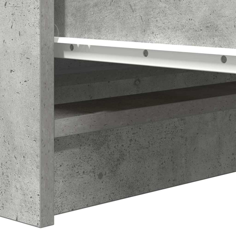 Sideboard Betongrau 100x35x99 cm Holzwerkstoff