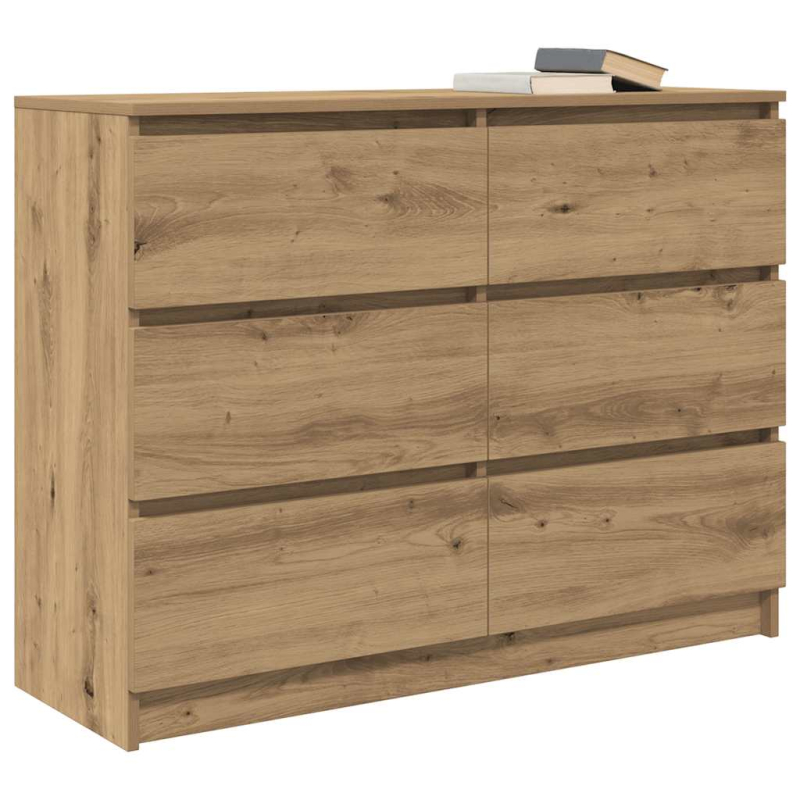 Sideboard Artisan-Eiche 100x35x76 cm Holzwerkstoff