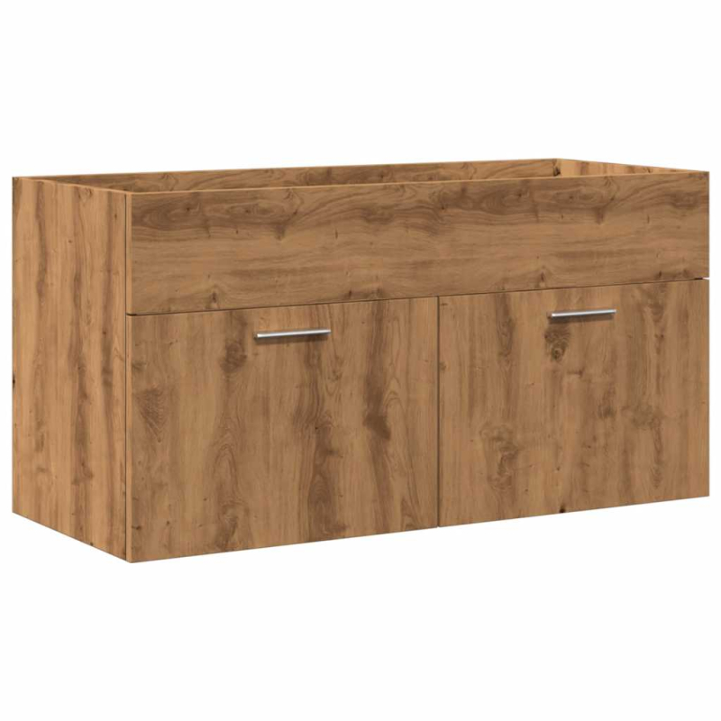 3-tlg. Badmöbel-Set Artisan-Eiche Holzwerkstoff