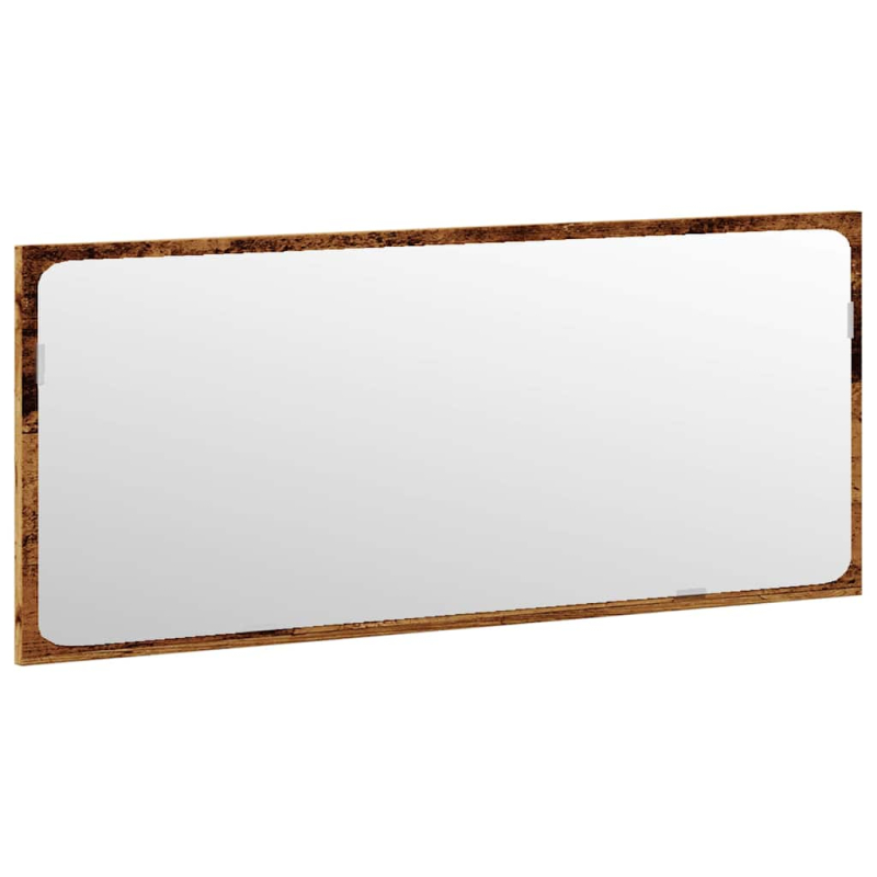 4-tlg. Badmöbel-Set Altholz-Optik Holzwerkstoff