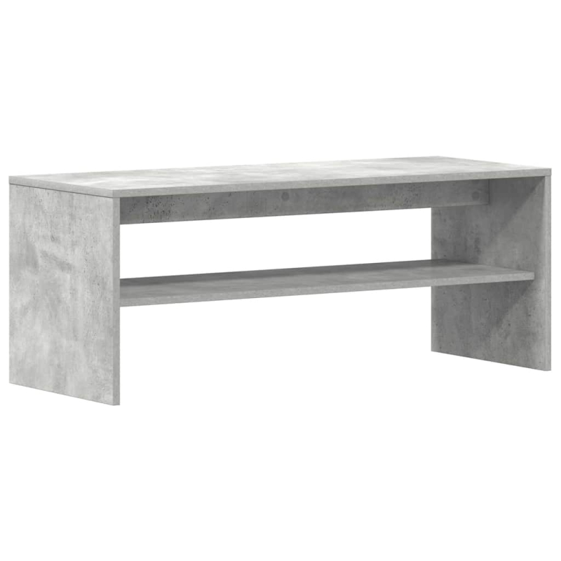 TV-Schrank Betongrau 100x40x40 cm Holzwerkstoff