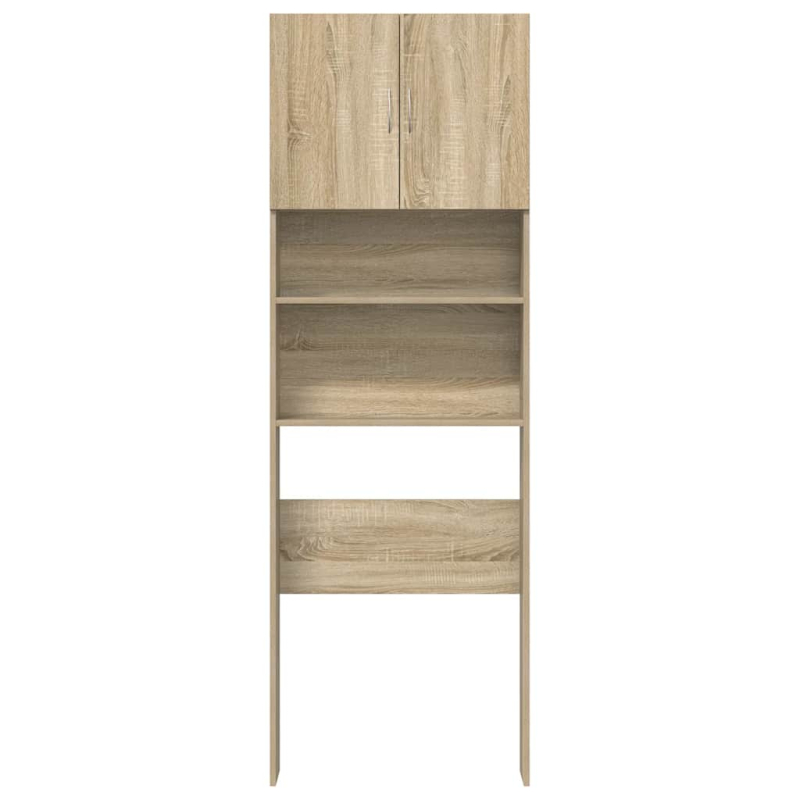 Waschmaschinenregal Sonoma-Eiche 64x24x190 cm Holzwerkstoff