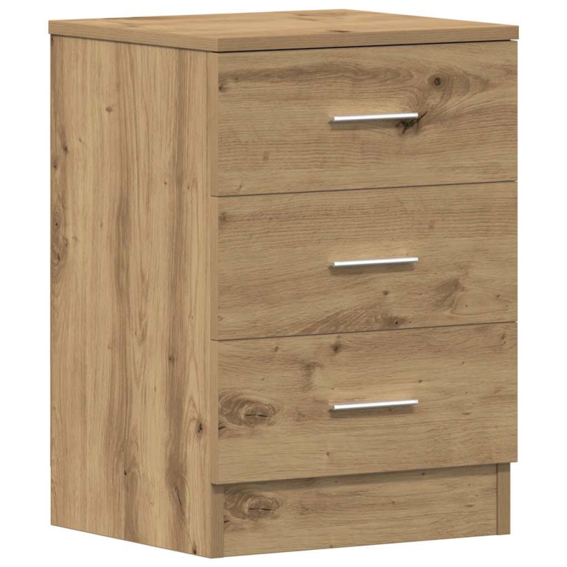 Nachttische 2 Stk. Artisan-Eiche 38x35x55 cm Holzwerkstoff