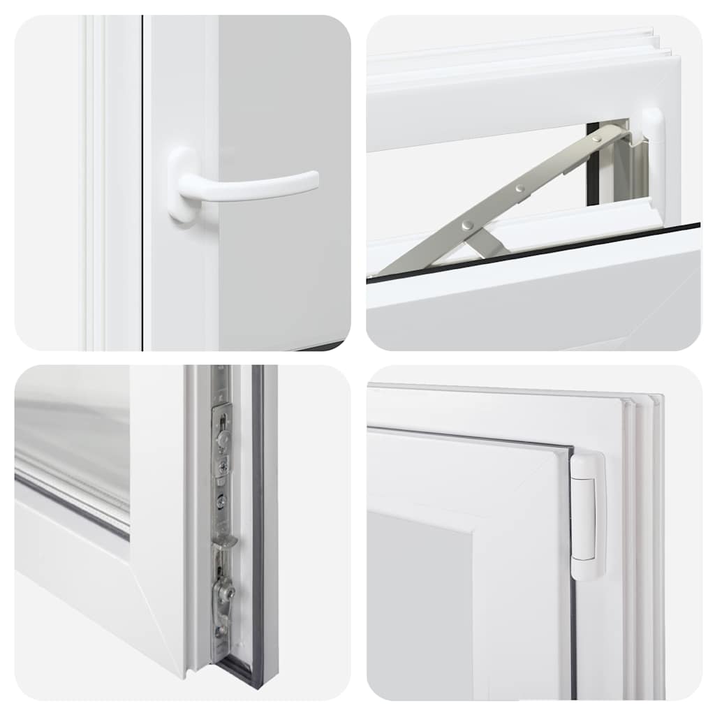 Kellerfenster RISOR 50x75 cm Drehkipp DIN Links Weiß