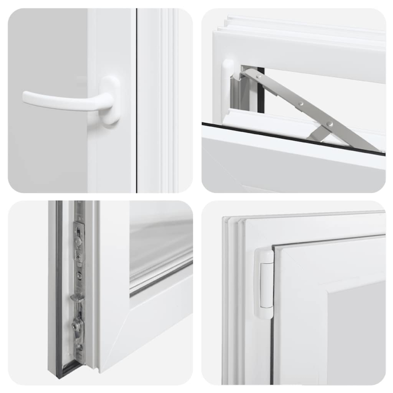 Kellerfenster RISOR 60x80 cm Dreh Kipp DIN Links Weiß