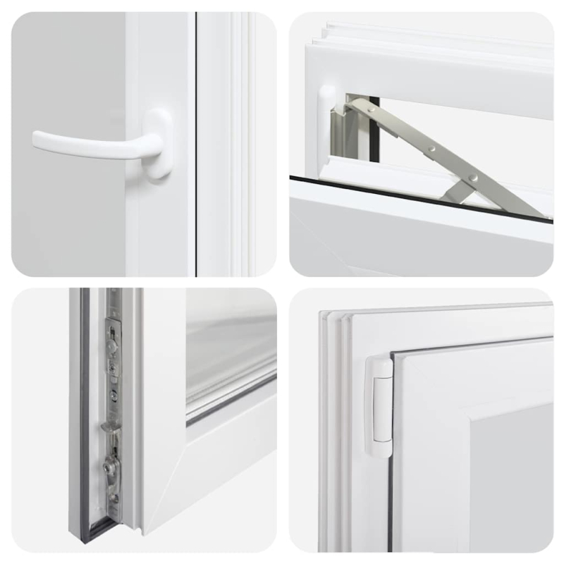 Kellerfenster RISOR 60x90 cm Dreh Kipp DIN Links Weiß