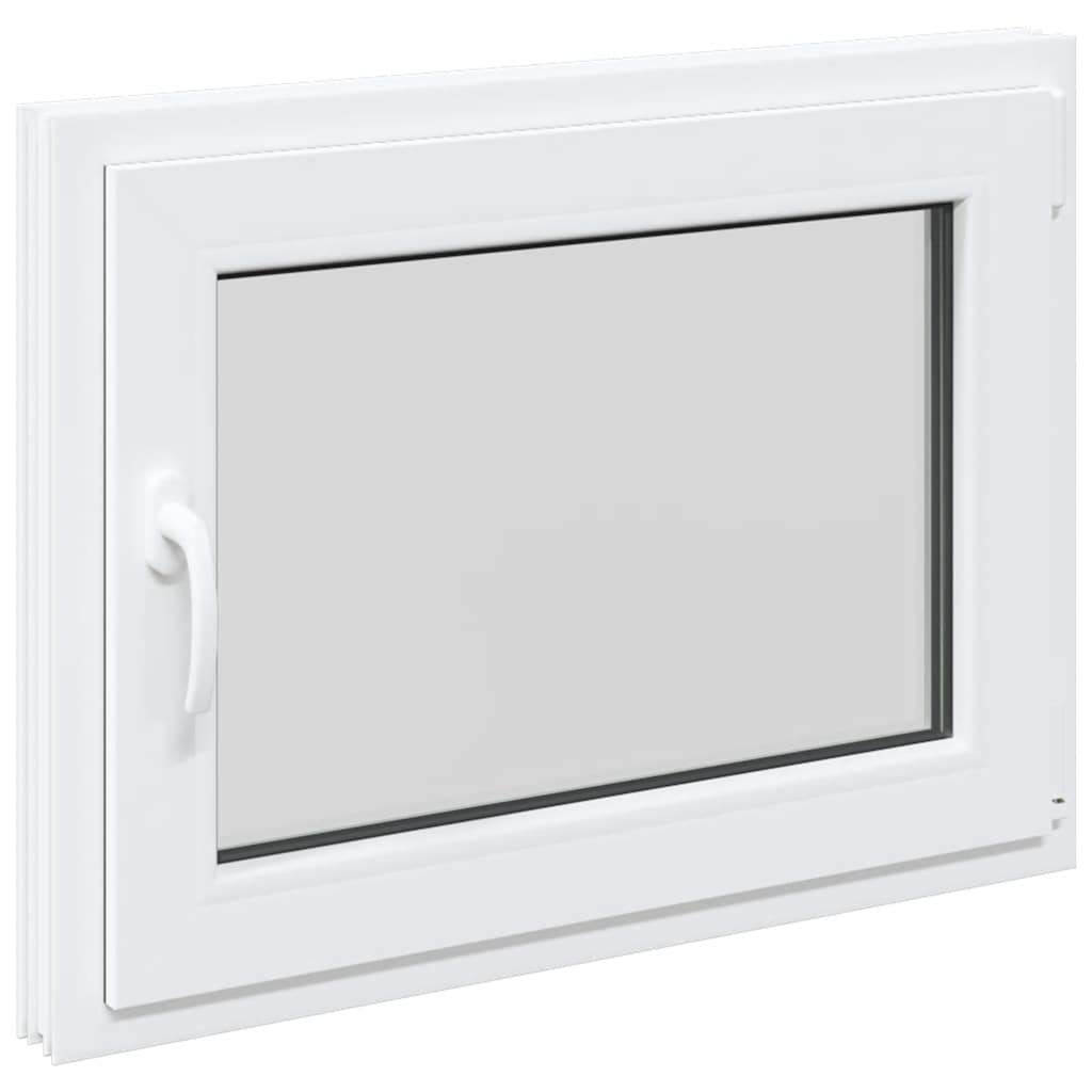Kellerfenster RISOR 80x50 cm Drehkipp DIN Rechts Weiß