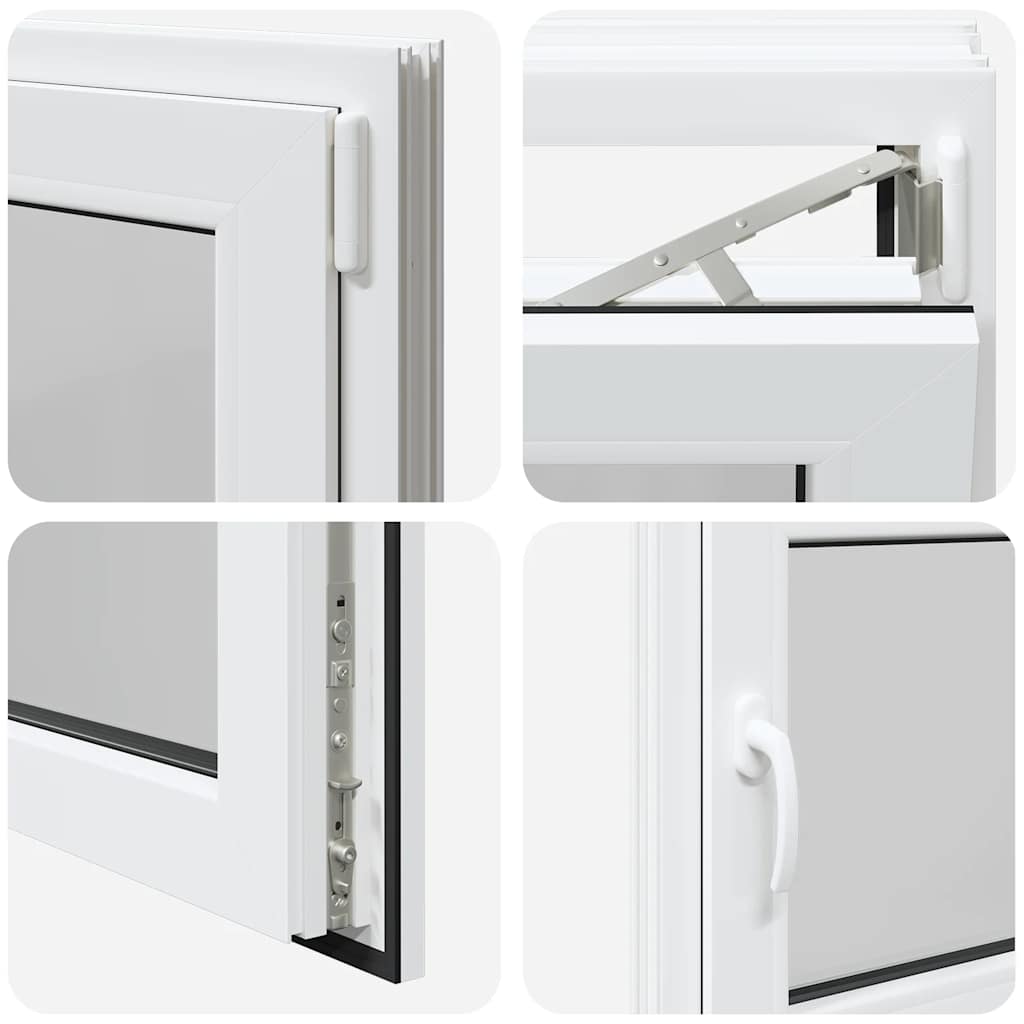 Kellerfenster RISOR 80x50 cm Drehkipp DIN Rechts Weiß
