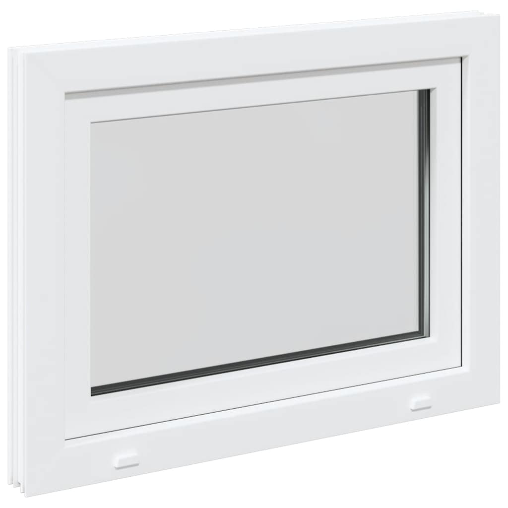 Kellerfenster RISOR 80x50 cm Drehkipp DIN Links Weiß