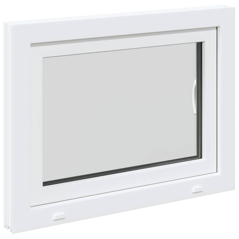 Kellerfenster RISOR 80x60 cm Dreh Kipp DIN Rechts Weiß