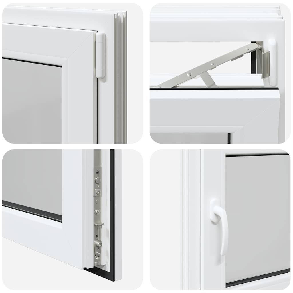 Kellerfenster RISOR 80x70 cm Drehkipp DIN Rechts Weiß