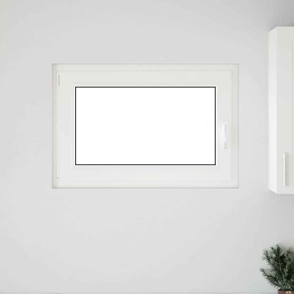 Kellerfenster RISOR 90x70 cm Drehkipp DIN Links Weiß