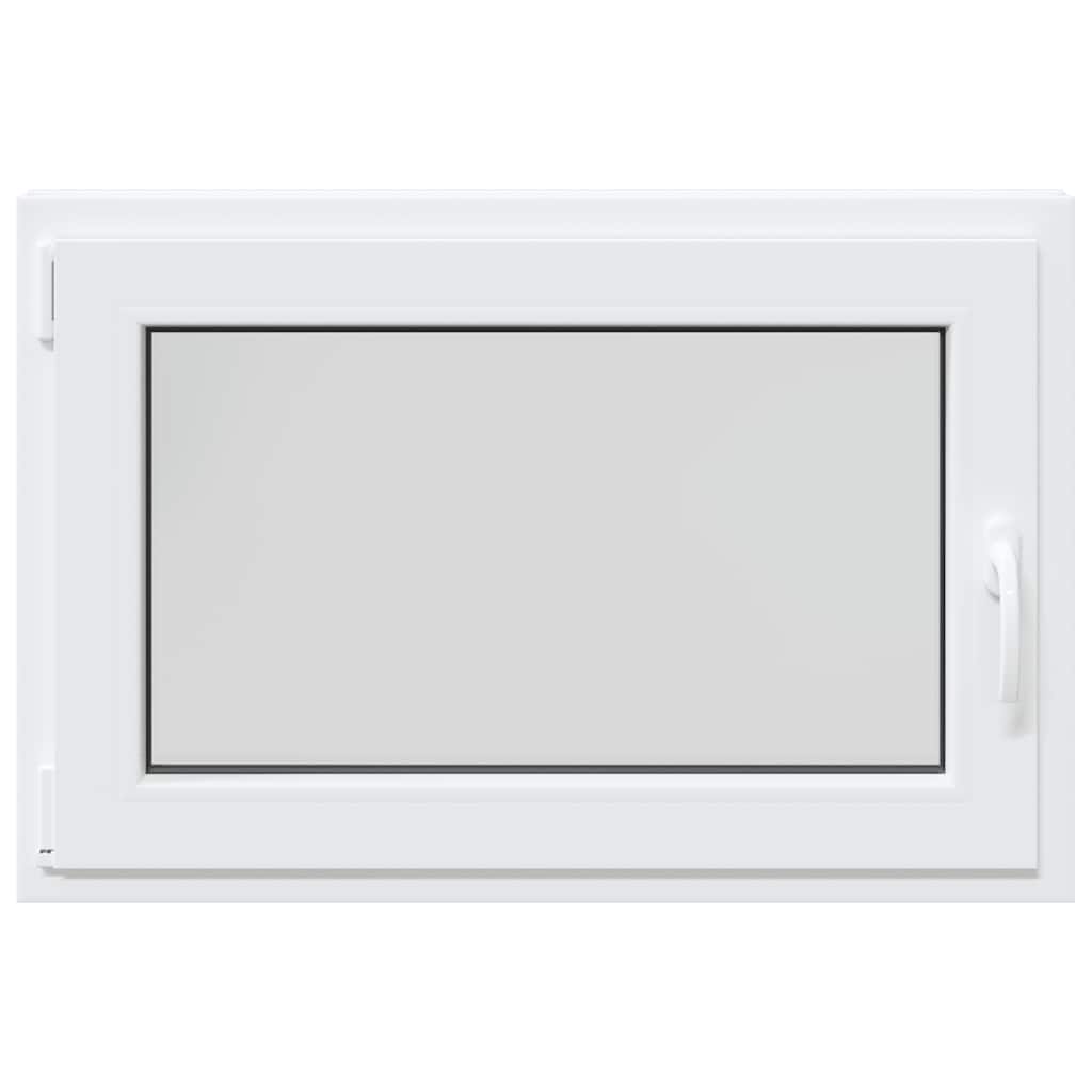 Kellerfenster RISOR 90x70 cm Drehkipp DIN Links Weiß