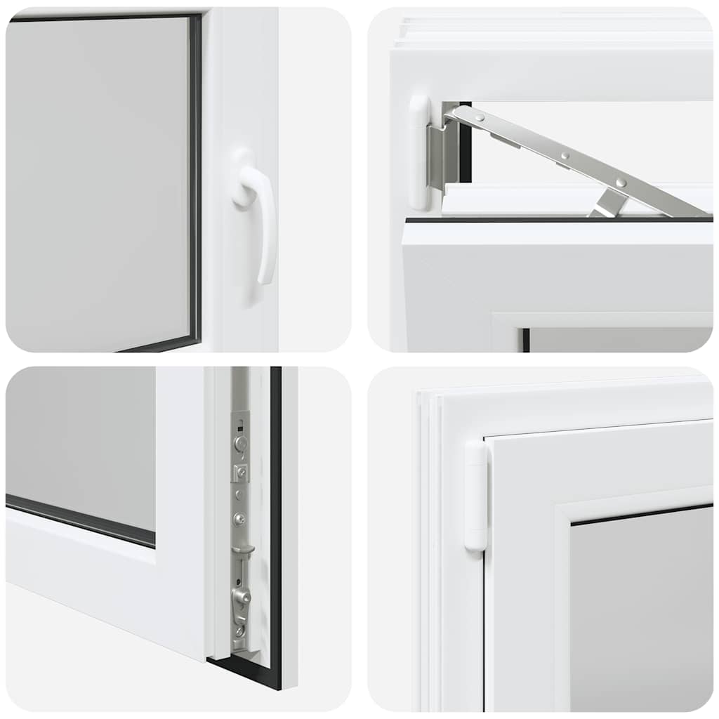 Kellerfenster RISOR 90x70 cm Drehkipp DIN Links Weiß