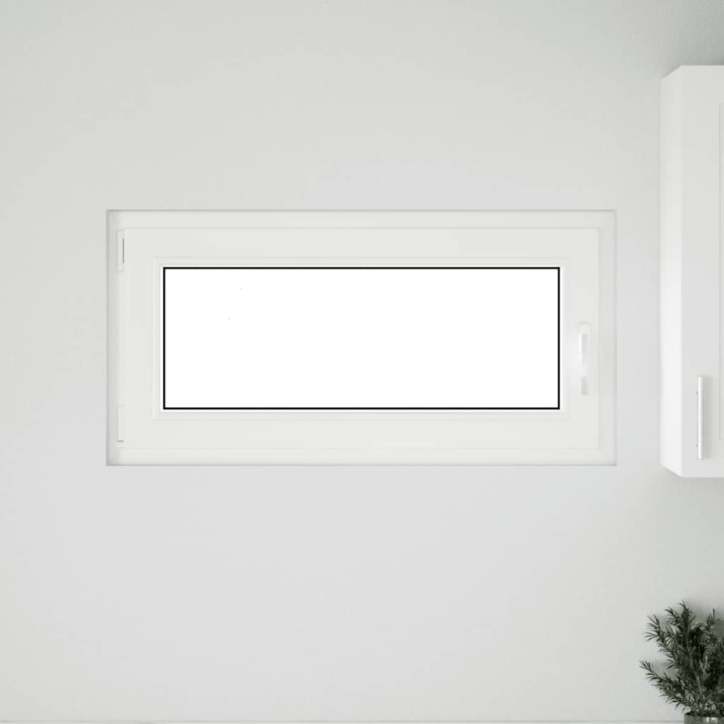 Kellerfenster RISOR 100x50 cm Drehkipp DIN Links Weiß