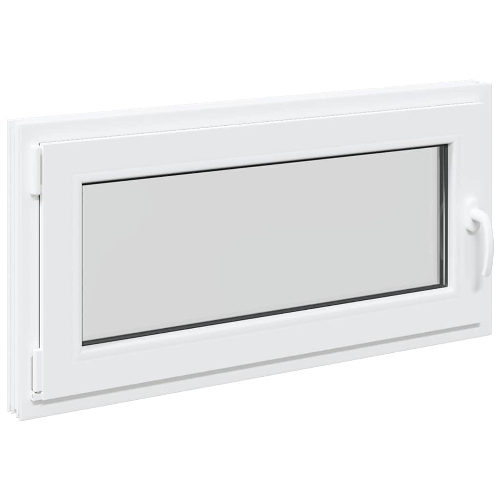 Kellerfenster RISOR 100x50 cm Drehkipp DIN Links Weiß