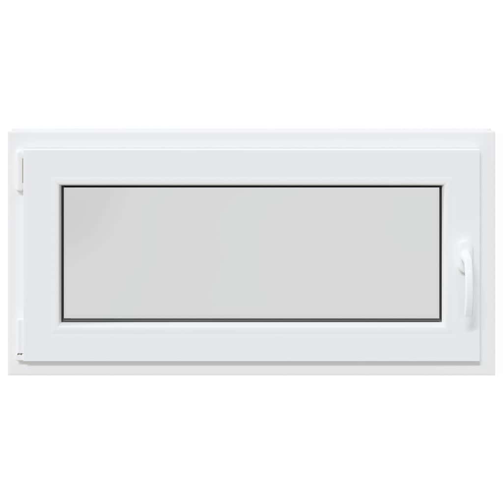 Kellerfenster RISOR 100x50 cm Drehkipp DIN Links Weiß