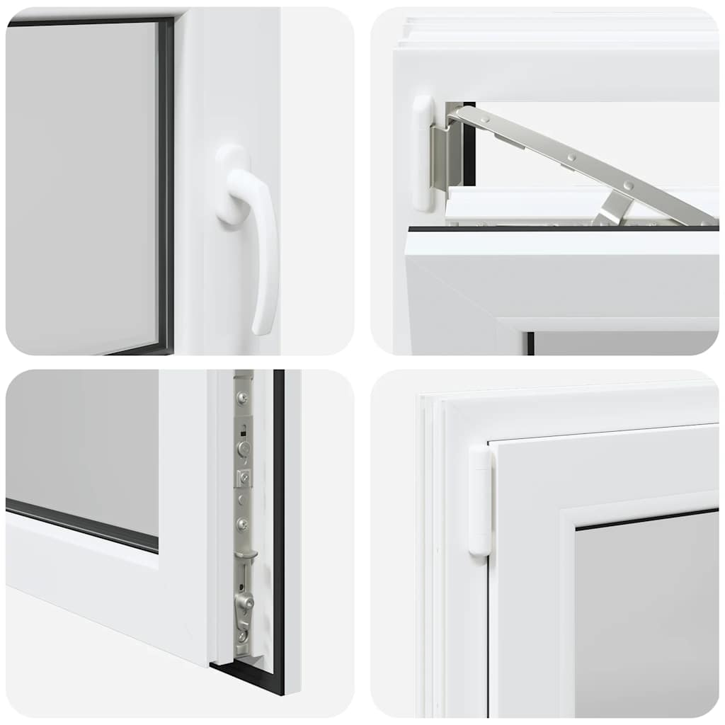 Kellerfenster RISOR 100x50 cm Drehkipp DIN Links Weiß