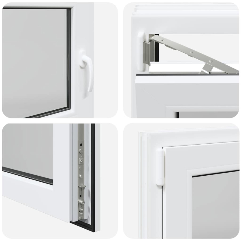 Kellerfenster RISOR 120x60 cm Dreh Kipp DIN Links Weiß