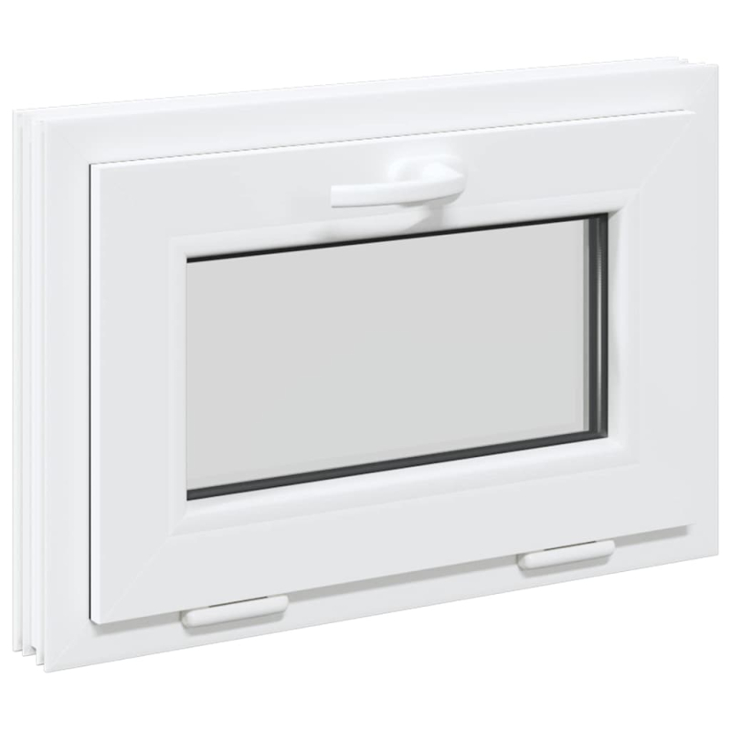 Kellerfenster RISOR 60x40 cm Kipp 2-fach Verglasung Weiß