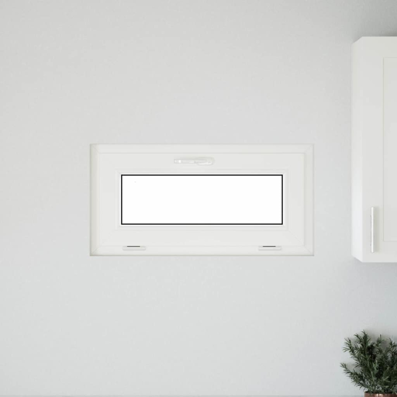 Kellerfenster RISOR 80x40 cm Kipp 2-fach Verglasung Weiß