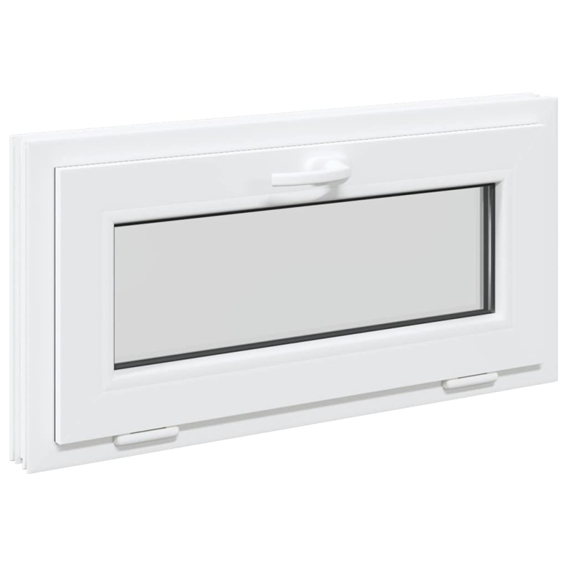 Kellerfenster RISOR 80x40 cm Kipp 2-fach Verglasung Weiß