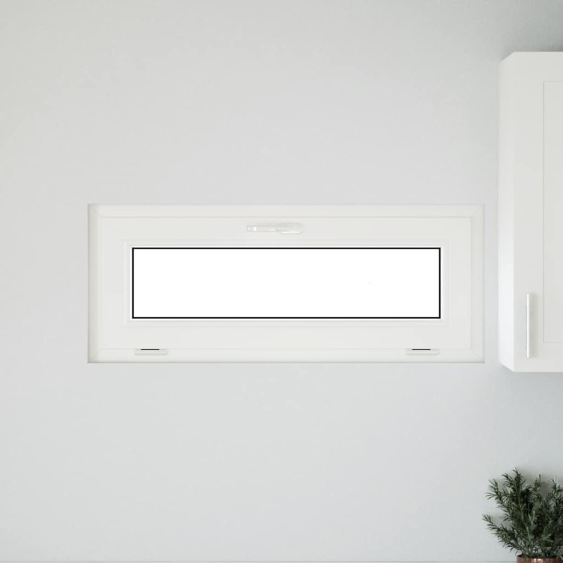 Kellerfenster RISOR 100x40 cm Kipp 2-fach Verglasung Weiß
