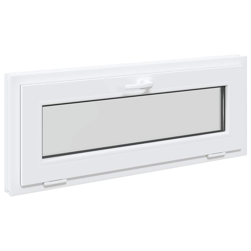 Kellerfenster RISOR 100x40 cm Kipp 2-fach Verglasung Weiß