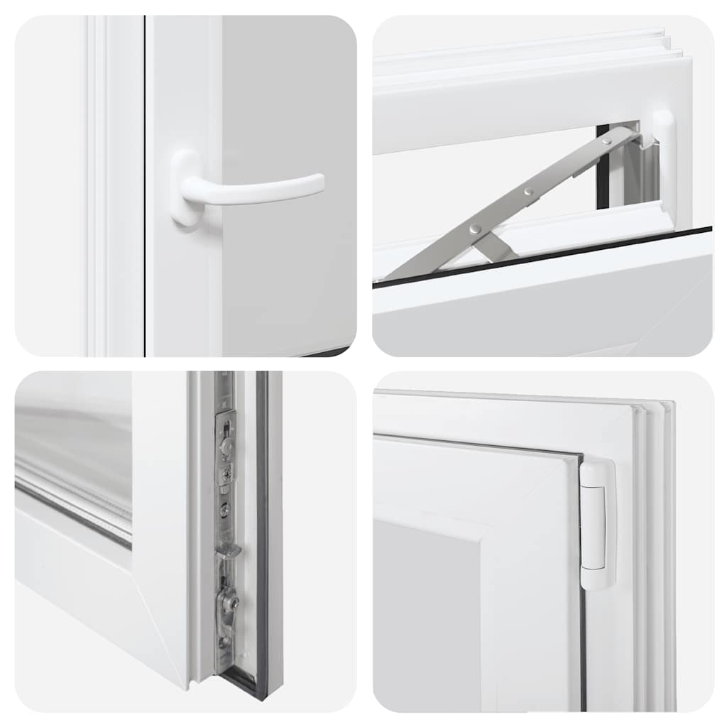 Kellerfenster RISOR 50x75 cm Drehkipp DIN Rechts Weiß