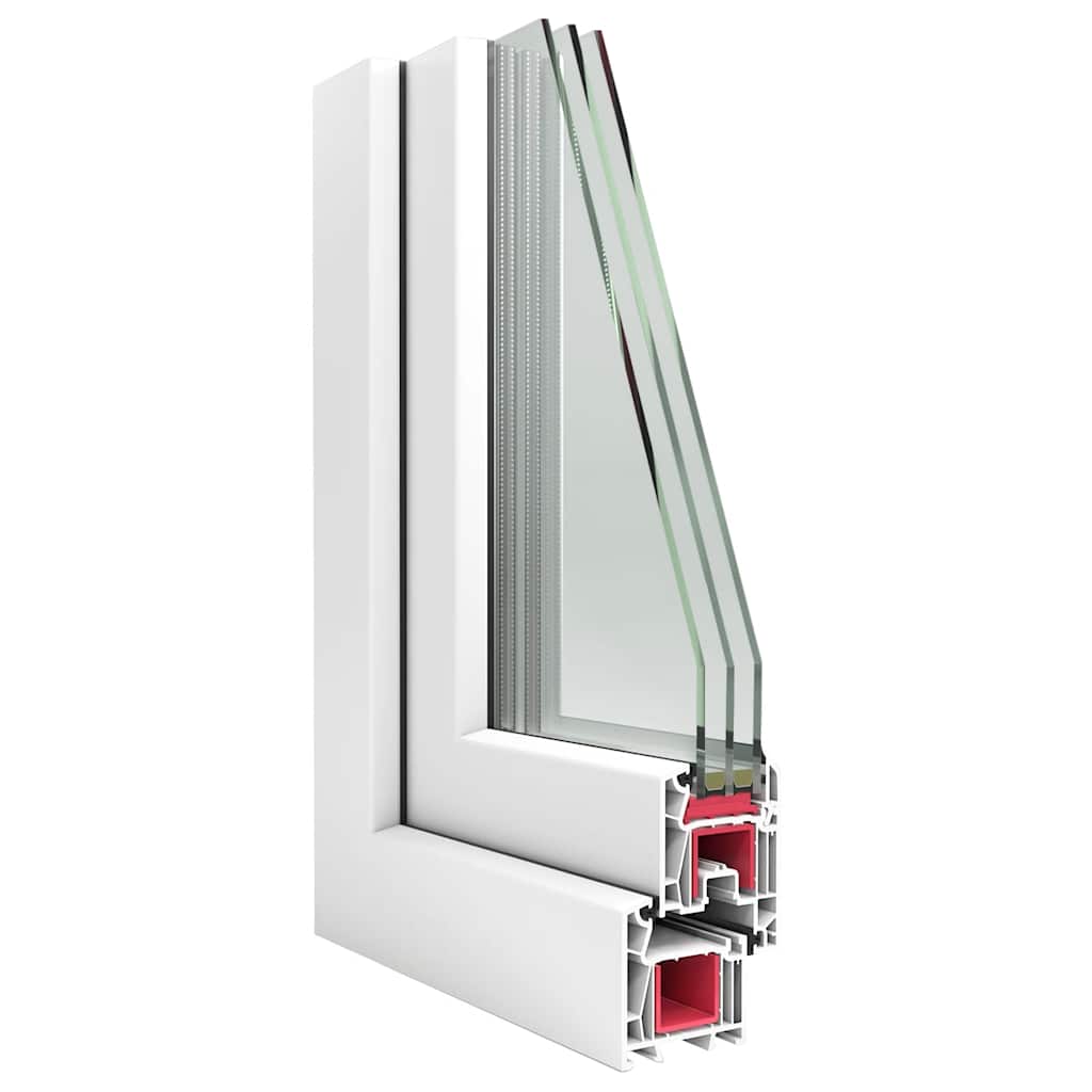 Kellerfenster RISOR 50x75 cm Drehkipp DIN Rechts Weiß