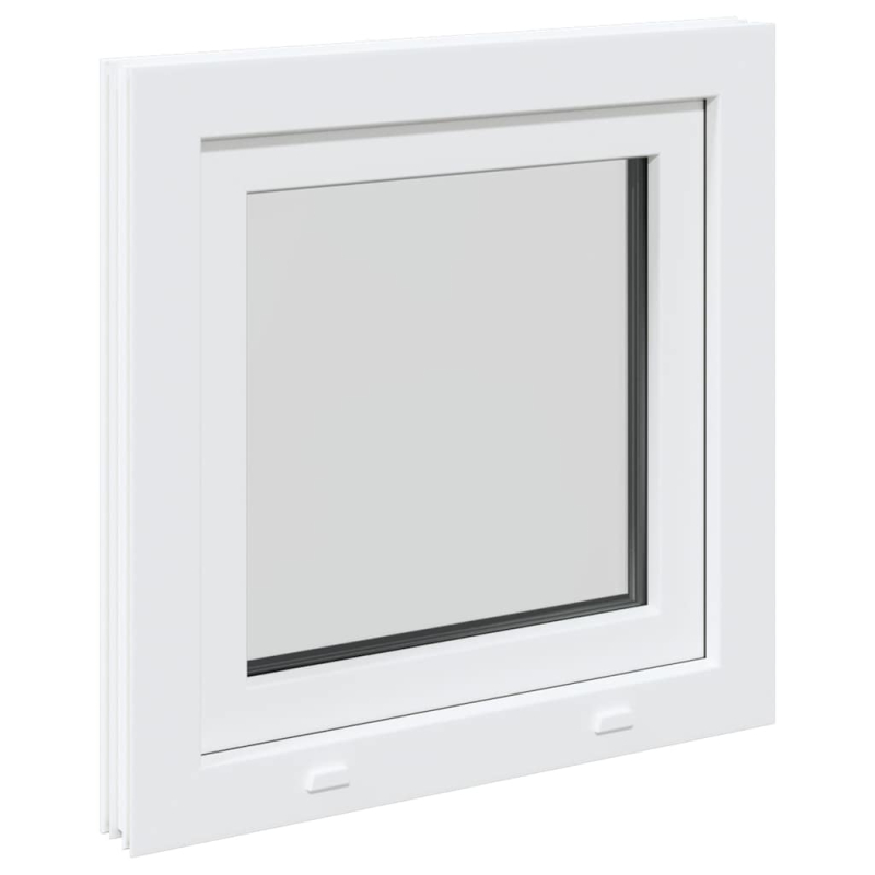 Kellerfenster RISOR 60x60 cm Dreh Kipp DIN Links Weiß