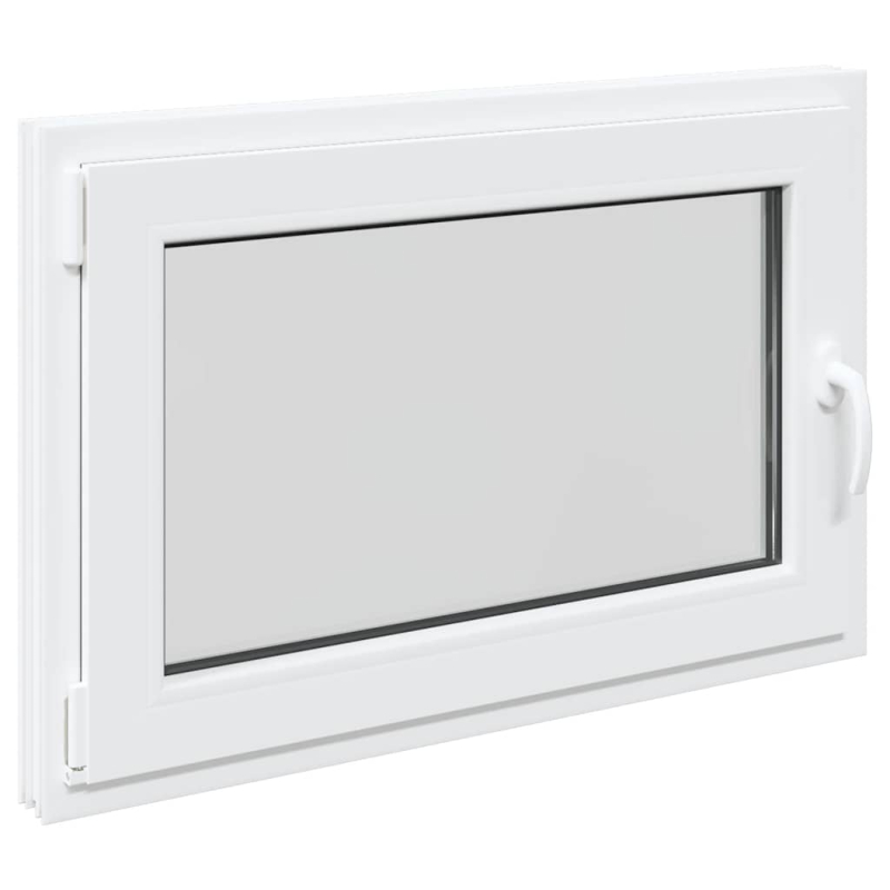 Kellerfenster RISOR 60x80 cm Dreh Kipp DIN Links Weiß