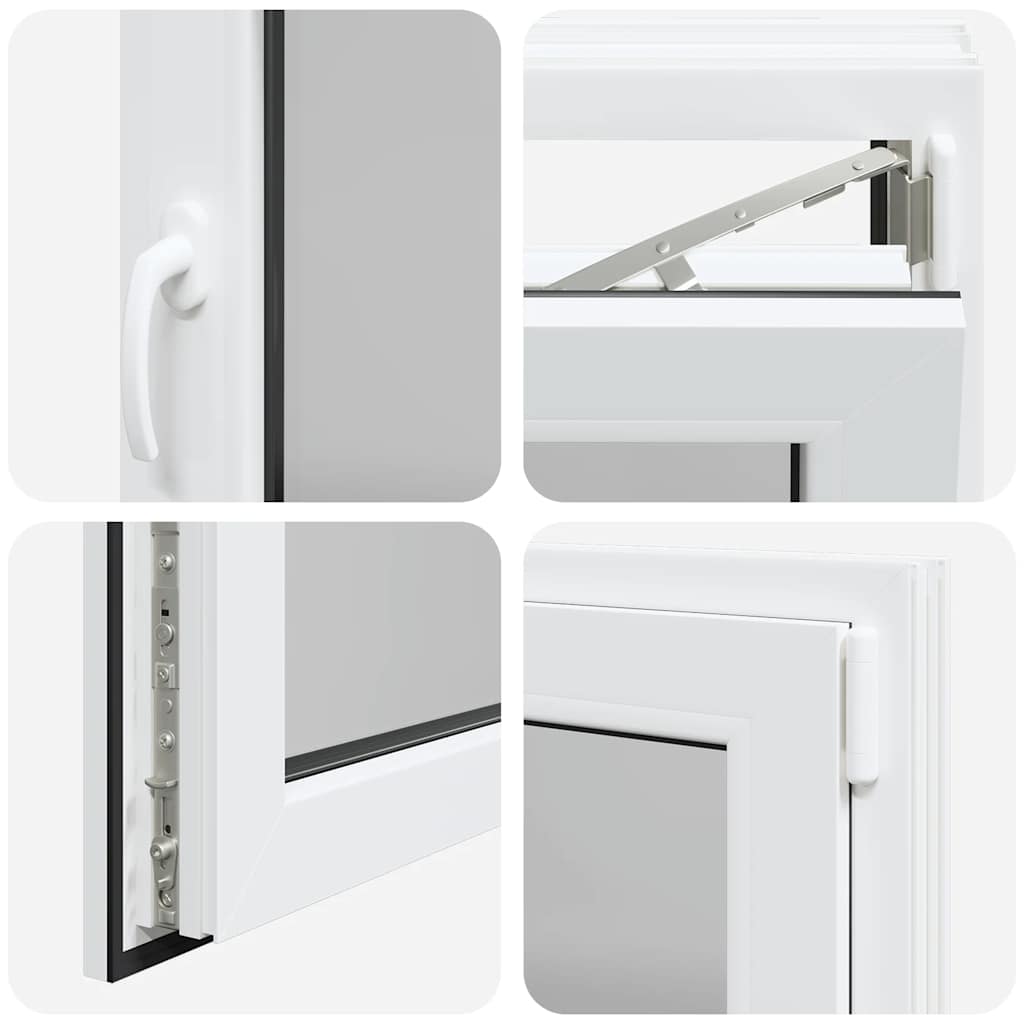 Kellerfenster RISOR 80x50 cm Drehkipp DIN Rechts Weiß