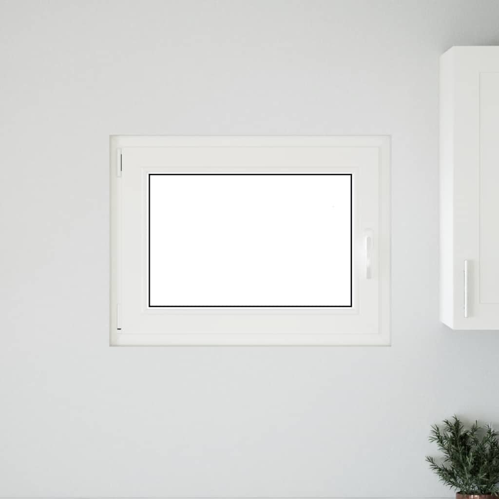 Kellerfenster RISOR 80x50 cm Drehkipp DIN Links Weiß