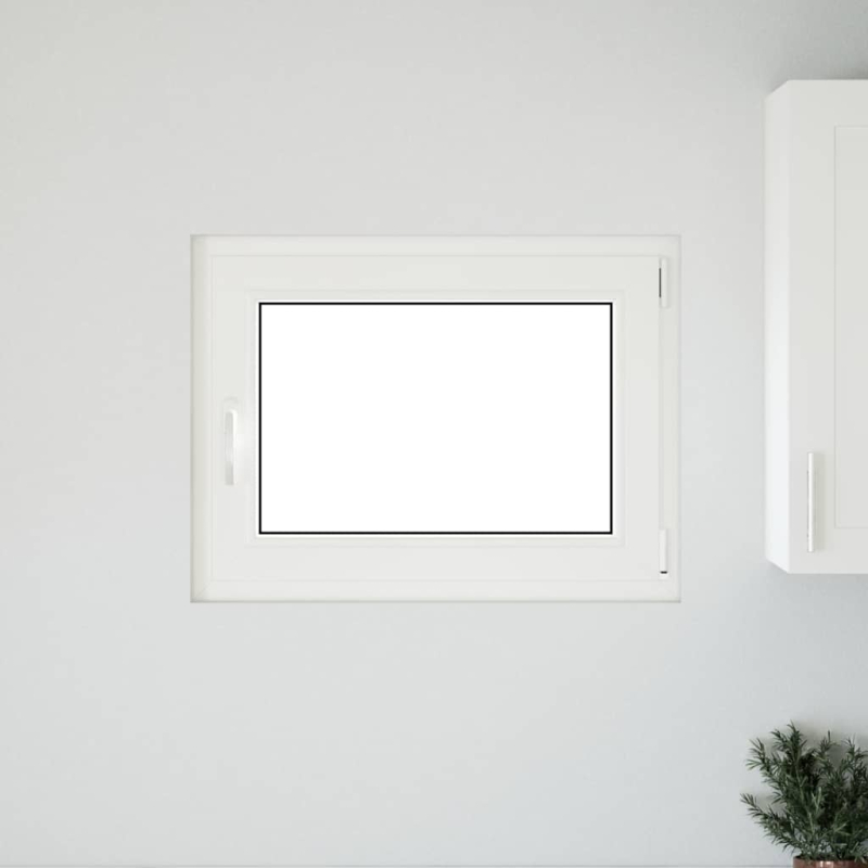 Kellerfenster RISOR 80x60 cm Dreh Kipp DIN Rechts Weiß