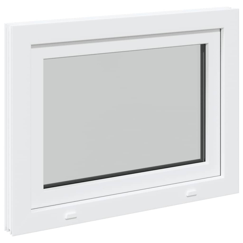 Kellerfenster RISOR 80x60 cm Dreh Kipp DIN Rechts Weiß