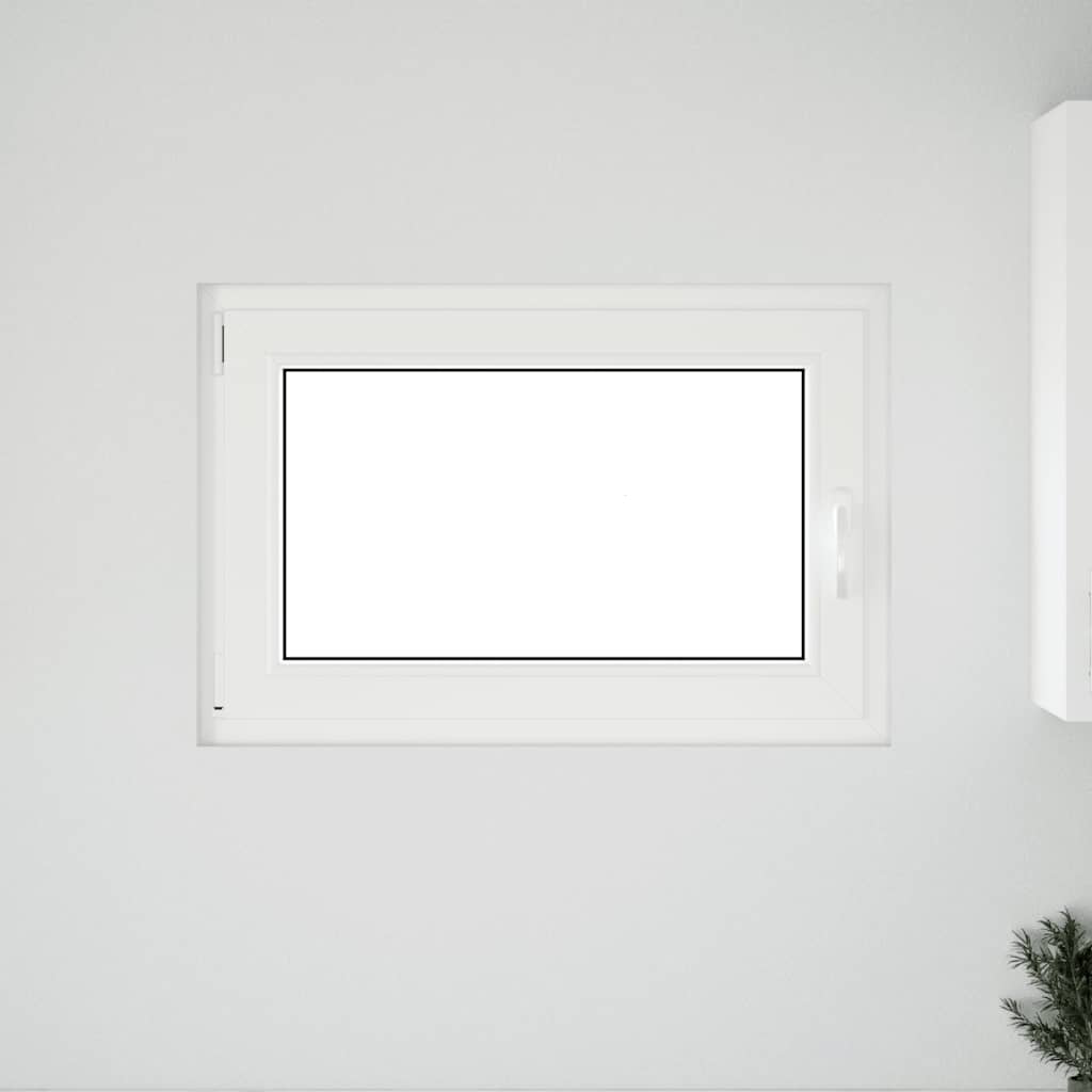 Kellerfenster RISOR 90x50 cm Drehkipp DIN Links Weiß