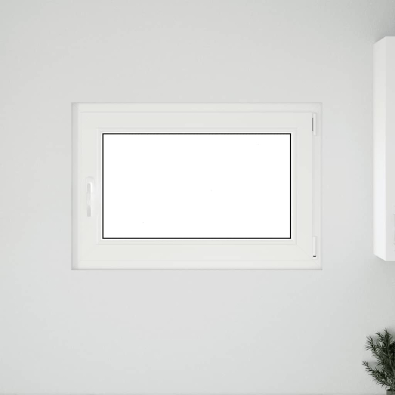 Kellerfenster RISOR 90x60 cm Dreh Kipp DIN Rechts Weiß