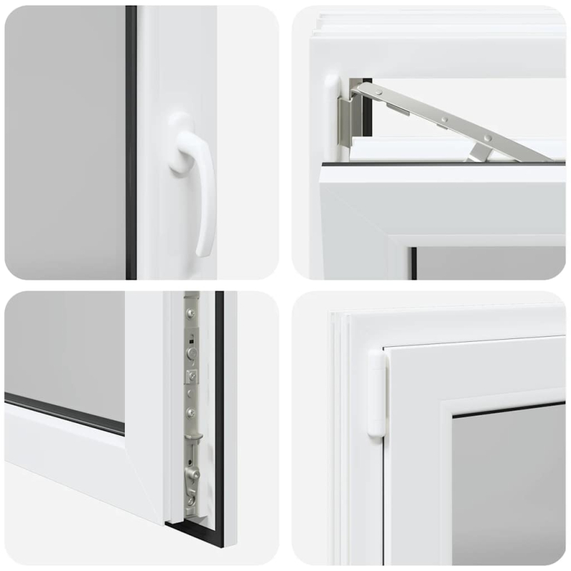 Kellerfenster RISOR 90x60 cm Dreh Kipp DIN Links Weiß