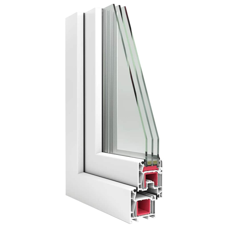 Kellerfenster RISOR 90x60 cm Dreh Kipp DIN Links Weiß