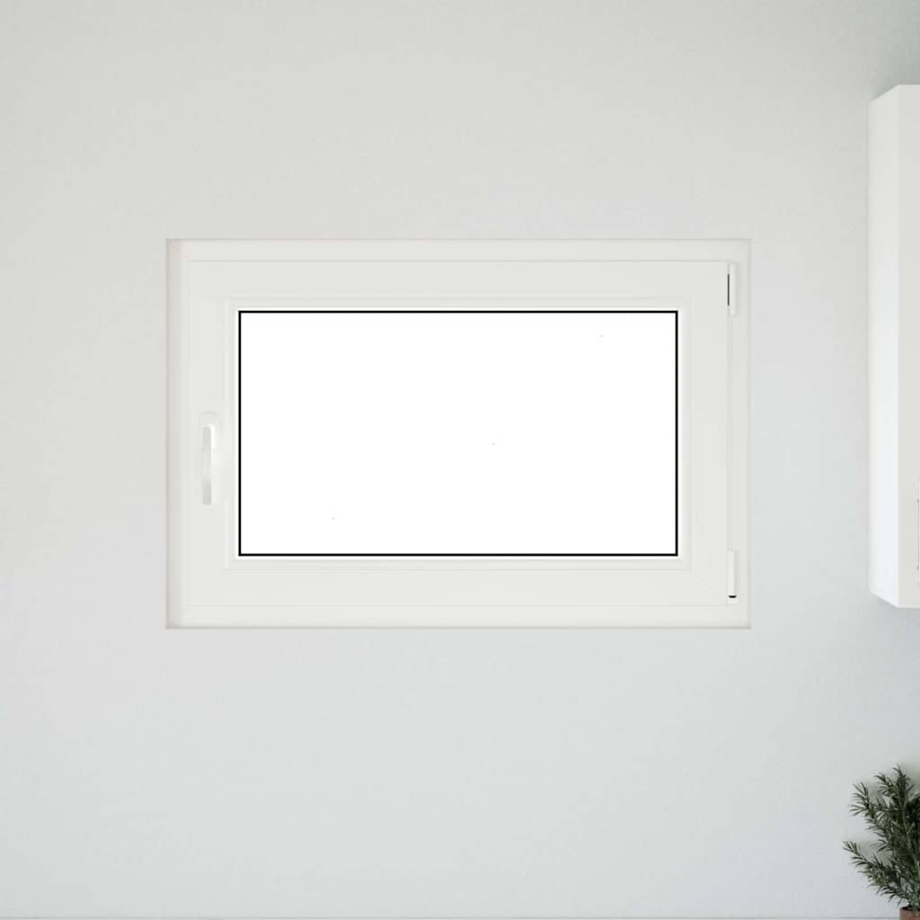Kellerfenster RISOR 90x70 cm Drehkipp DIN Rechts Weiß