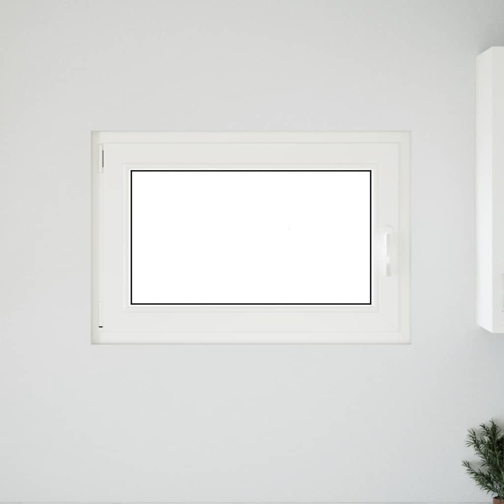 Kellerfenster RISOR 90x70 cm Drehkipp DIN Links Weiß