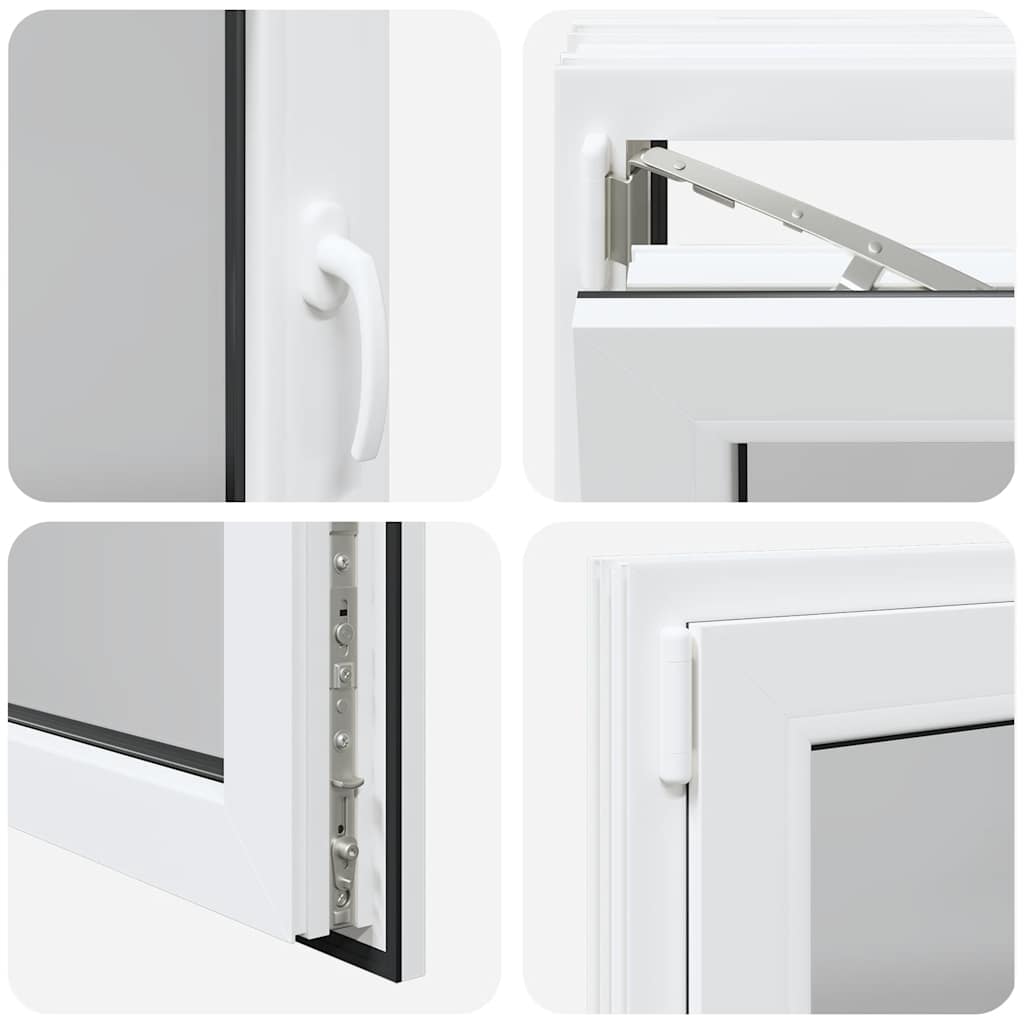 Kellerfenster RISOR 100x50 cm Drehkipp DIN Links Weiß