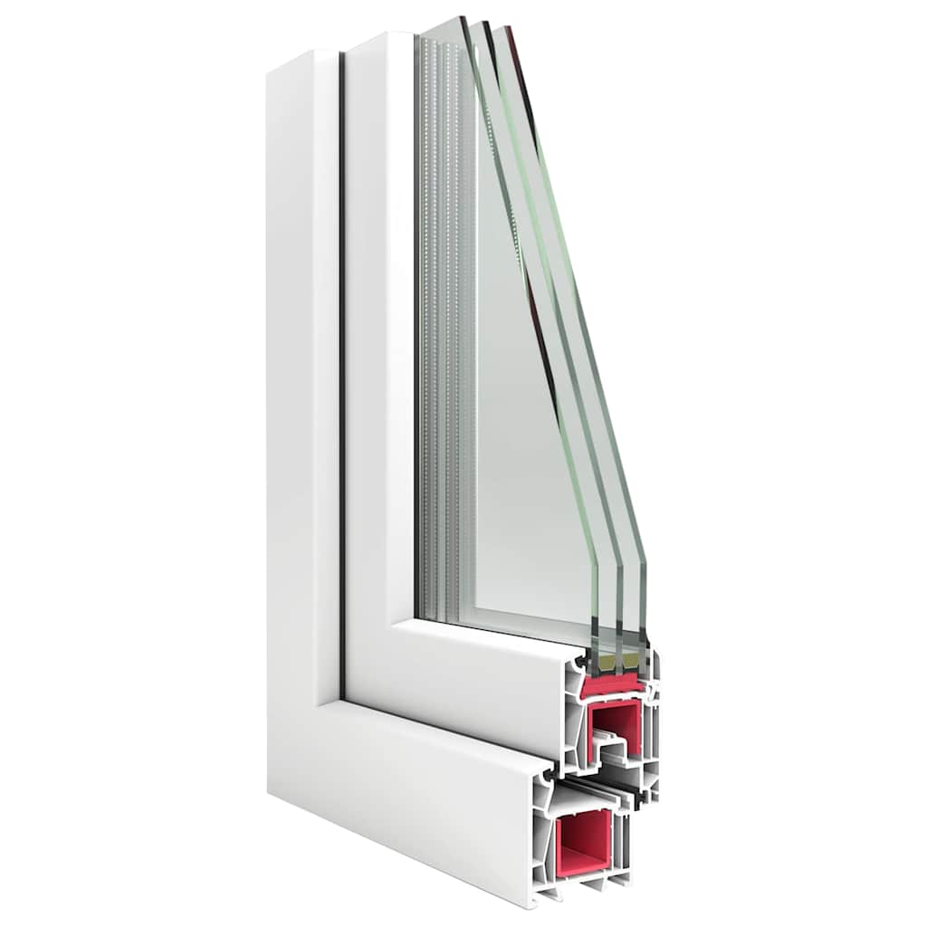 Kellerfenster RISOR 100x50 cm Drehkipp DIN Links Weiß