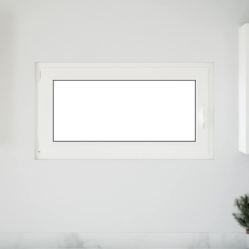 Kellerfenster RISOR 110x50 cm Dreh Kipp DIN Links Weiß