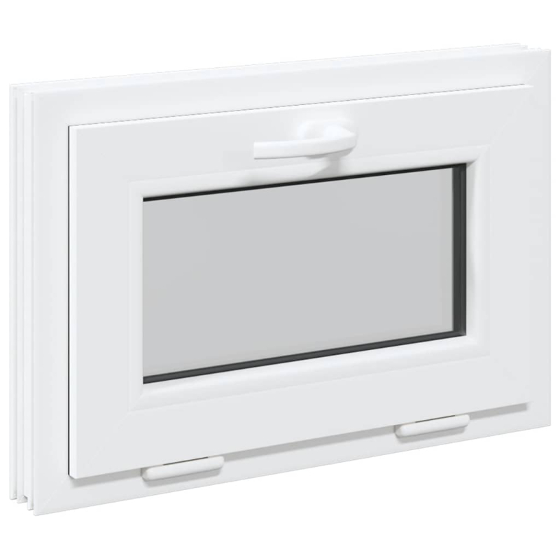 Kellerfenster RISOR 60x40 cm Kipp 3-fach Verglasung Weiß