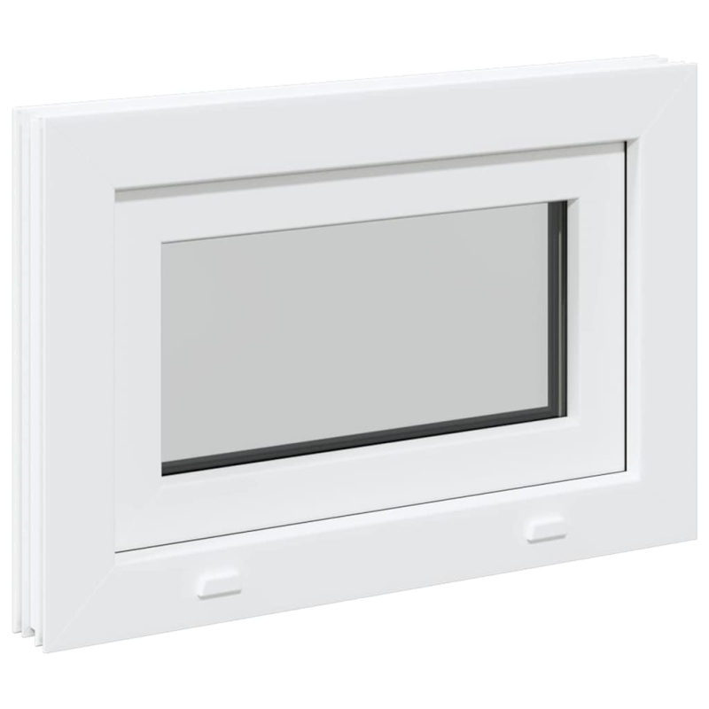 Kellerfenster RISOR 60x40 cm Kipp 3-fach Verglasung Weiß